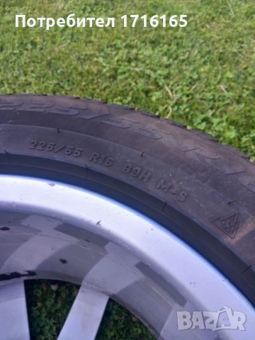 АУДИ 16 АЛУМИНИЕВИ ДЖАНТИ С ГУМИ , снимка 4 - Гуми и джанти - 51370732