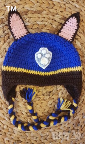 Ръчно плетени бутикови 3D шапки с любими детски герои, снимка 5 - Шапки, шалове и ръкавици - 34535794