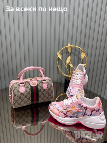 Gucci Комплект Дамски Маратонки И Дамска Чанта - Налични Различни Модели Код SK394, снимка 6 - Маратонки - 52862704