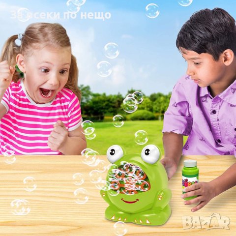 Детска играчка за сапунени балочнета с формата на жаба, снимка 2 - Други - 42425338