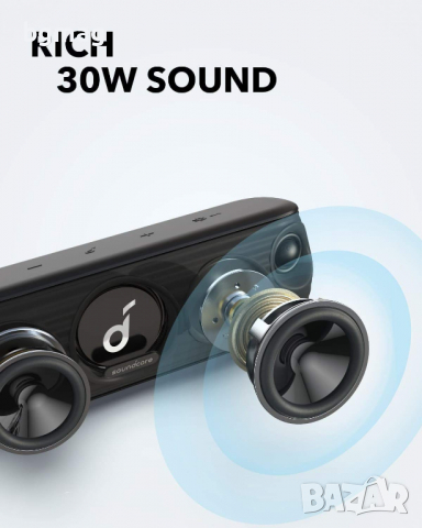 Anker SoundCore Motion+ Hi-Res, BassUP безжична тонколонка, снимка 5 - Bluetooth тонколони - 36323358