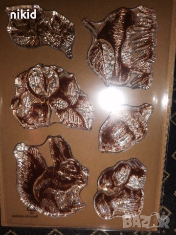 Катерица жълъд гъби есенни листа силиконов гумен печат декор бисквитки фондан Scrapbooking, снимка 2 - Други - 42285731