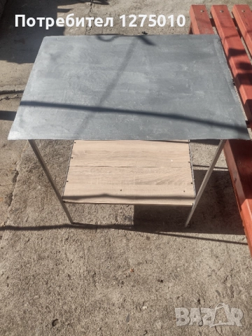Метална маса , снимка 2 - Градински мебели, декорация  - 52106573
