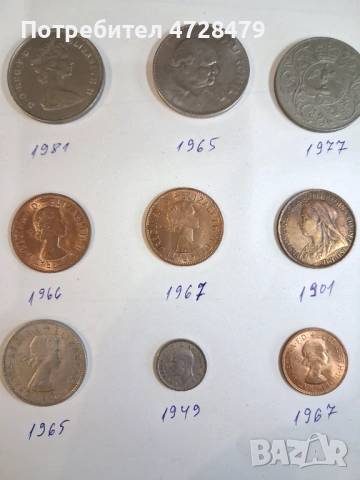 Стари монети от различни държави, снимка 5 - Нумизматика и бонистика - 53368591