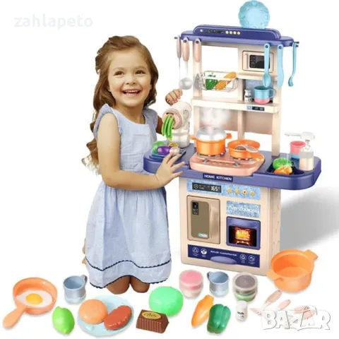 Детска кухня с пара, пластилин и течаща вода, снимка 4 - Играчки за стая - 48387017