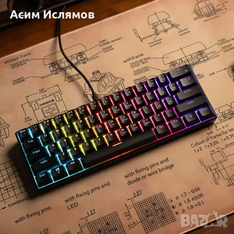 A61K Механична Геймърска Клавиатура 