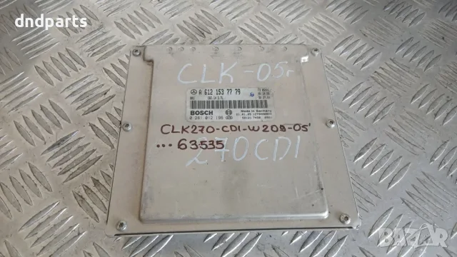 Компютър Mercedes CLK270 CDI W209 2005 A6121537779 0281012196 Mercedes-Benz CLK-Class 209 (C/A)
