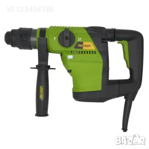 Pro Craft Електрически перфоратор със скорост 1100 об./мин, 8J,5300 удара/мин, снимка 1
