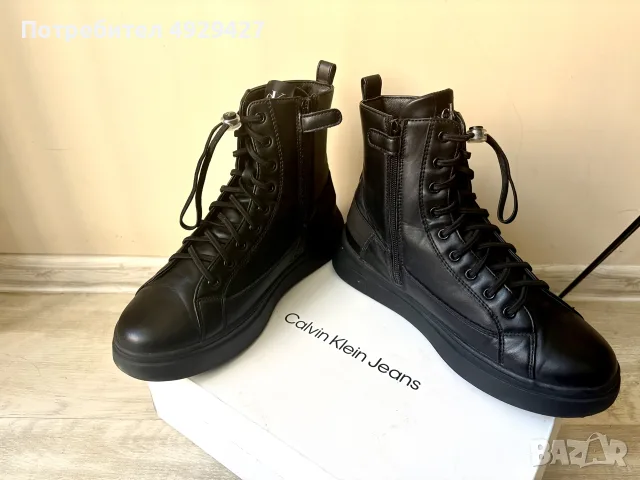 Calvin Klein Jeans боти 38 номер, снимка 6 - Дамски боти - 55797741