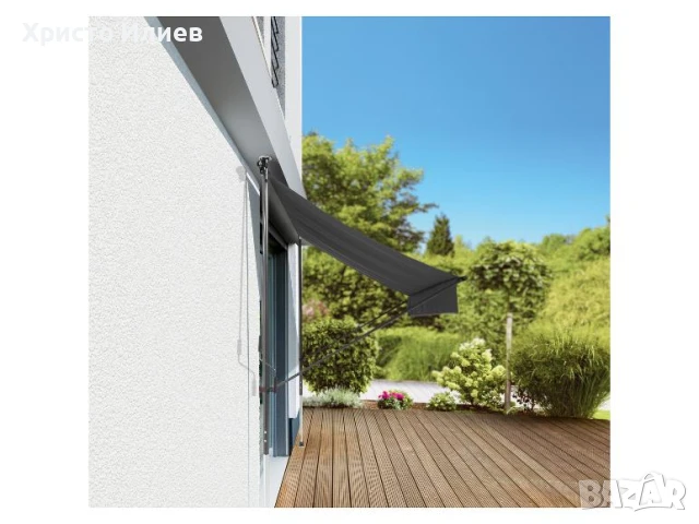 Тента 150см х 200см Разтегателна Външна щора, снимка 4 - Градински мебели, декорация  - 51194400