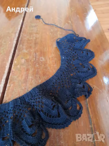 Стара плетена яка,якичка, снимка 4 - Други ценни предмети - 48462203