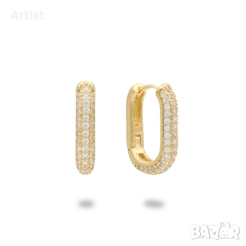 Елегантни обеци от хипоалергенна стомана, снимка 7 - Обеци - 52985831