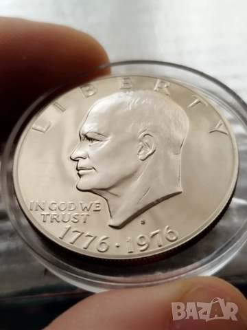 Един долар 1976г.(proof), снимка 5 - Нумизматика и бонистика - 52622299