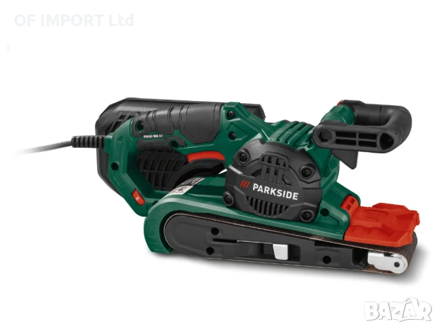 Мощен Лентов Шлайф PARKSIDE PBSD 900 A1 900W, снимка 8 - Други инструменти - 50681878