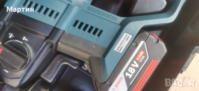 BOSCH GBH 18V-21 - Акумулаторен безчетков перфоратор като нов!, снимка 5 - Перфоратори - 52892311