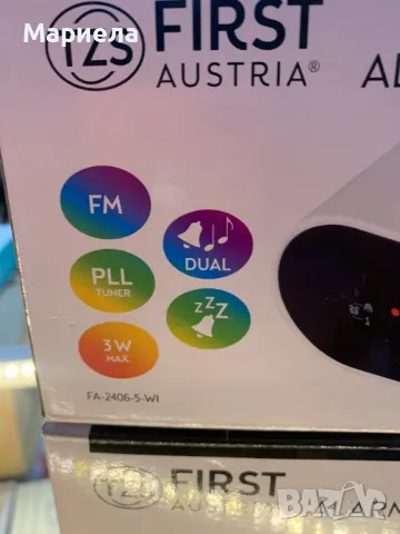 Настолен часовник/Будилник / Радио-Часовник 5W, снимка 5 - Друга електроника - 48379397