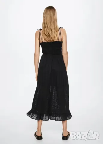 дълга дантелена рокля , снимка 2 - Рокли - 49504233