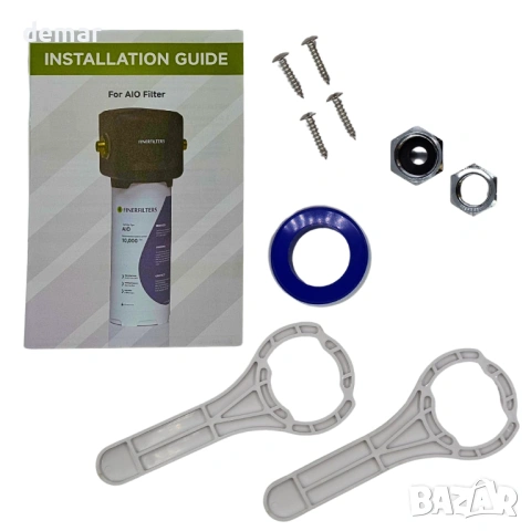 Finerfilters Многофункционална вградена филтърна система за вода, въглероден блок от 0,5 микрона, снимка 6 - ВИК - 53428138