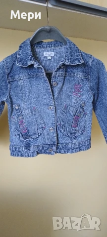 Дънково яке за малко момиченце , снимка 9 - Детски якета и елеци - 51220194