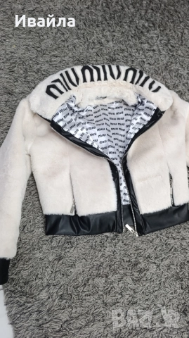 Miu Miu ново късо пухено палто яке, снимка 3 - Якета - 52308812