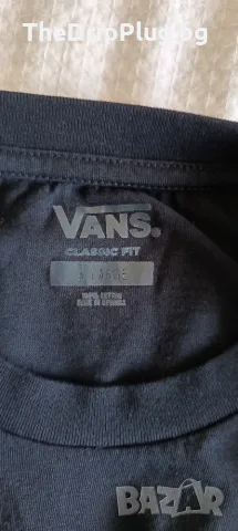 Vans мъжка тениска размер XL в черно с череп, снимка 3 - Тениски - 55776774