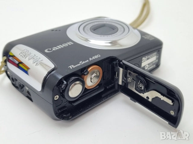 Canon Digital Camera PowerShot A480 10.0MP Black, снимка 13 - Фотоапарати - 52729637