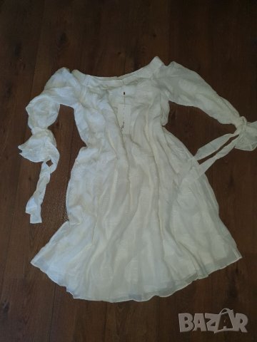 Рокля бяла, снимка 7 - Рокли - 40604482