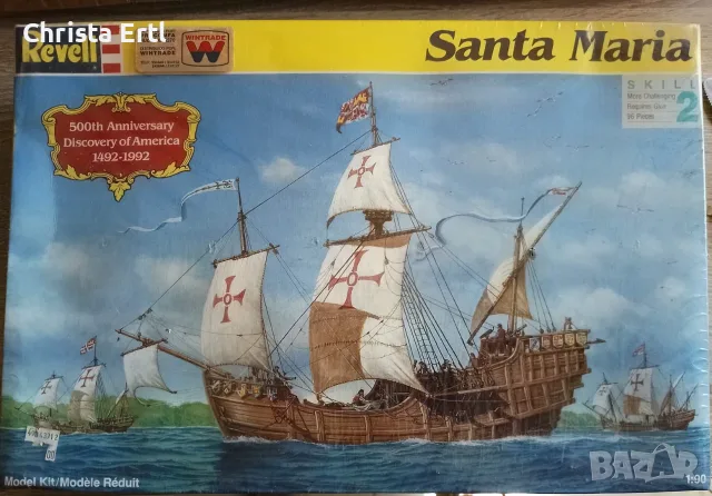 Revell Santa Maria 1:90 – Юбилеен модел за сглобяване 500th Anniversary (НОВ и фабрично опакован)