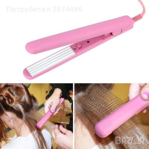 3882 Мини преса за вафлички, снимка 3 - Преси за коса - 41703295