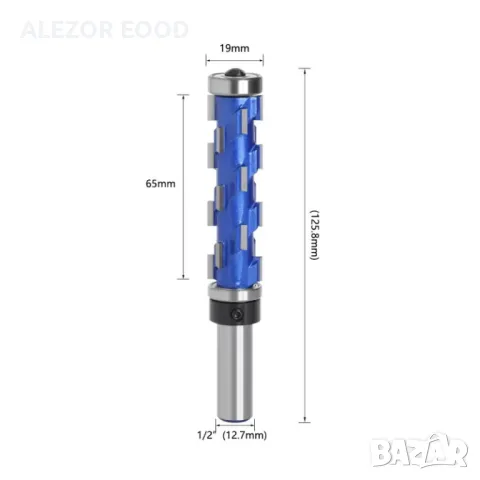 Фрезер копирен с горен и долен лагер,Захват 12.7 mm,Дължина 65mm, 4015