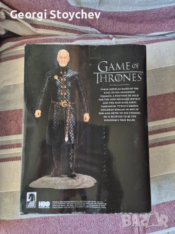 Колекционерска статуя на Tywin Lannister от Game of Thrones на Dark Horse Deluxe, снимка 3 - Колекции - 56193907