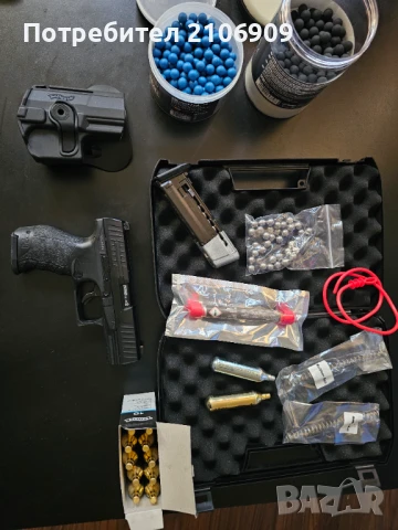 Въздушен пистолет Walther PPQ t4E, снимка 2 - Въздушно оръжие - 50702137