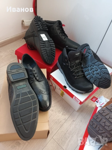 Josef Seibel, Rieker и s.Oliver  страхотни зимни обувки от естествена кожа , снимка 4 - Мъжки боти - 52712056