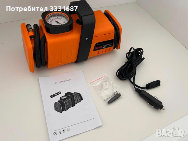 Въздушен компресор 12V/220V-240V, снимка 2 - Аксесоари и консумативи - 44833964