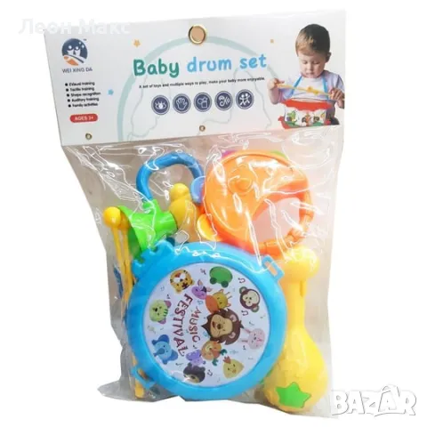 Бебешки дрънкалки музикални инструменти , снимка 2 - Дрънкалки и чесалки - 48302015