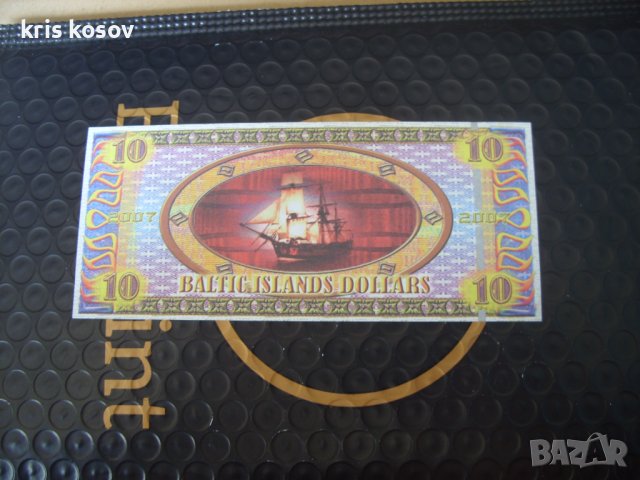 10 долара на Балтийските острови 2007, снимка 2 - Нумизматика и бонистика - 41324014