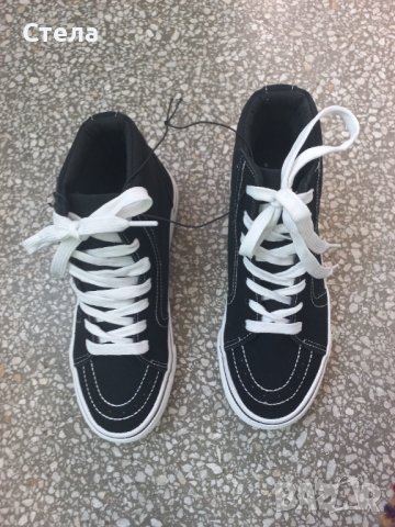 HOUSE високи кецове, нови, черни, с етикет, снимка 7 - Кецове - 42225674