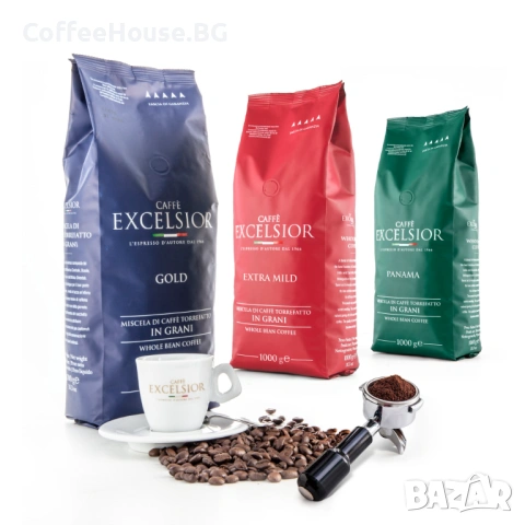 Италианско кафе на зърна за еспресо - Caffe Excelsior Gold, 1 кг., снимка 5 - Други - 53042602