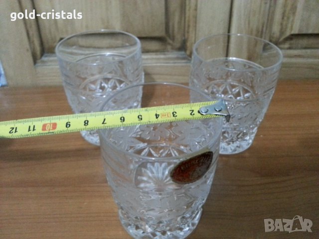 Кристални чаши Бохемия, снимка 3 - Антикварни и старинни предмети - 35859124