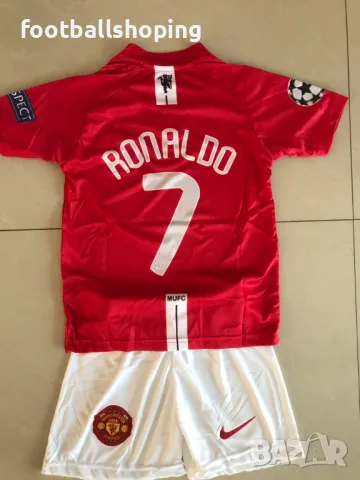 Ретро екип МАН. Ю Роналдо 7, снимка 3 - Детски комплекти - 47266161