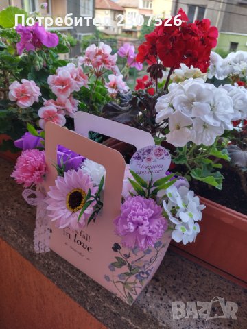 Сапунени цветя, снимка 3 - Други - 40823824