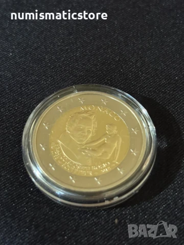 Монако 2018 – 2 евро - 250-годишнина - Рождението на Франсоа-Жозеф Бозио PROOF, снимка 5 - Нумизматика и бонистика - 50866515