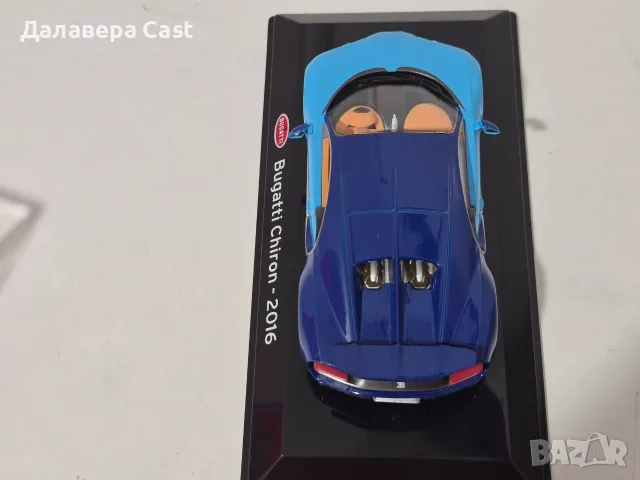 1/43 Bugatti Chiron 2016 Altaya , снимка 7 - Колекции - 55807521