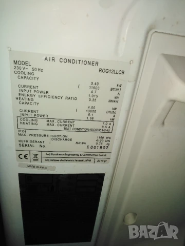 части от фуджи електрик RSG12LLCB/
ROG12LLCB, снимка 5 - Климатици - 50931554
