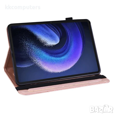 Xiaomi Pad 6 / Pad 6 Pro Imprinted Butterfly Кожен Калъф и Протектор, снимка 6 - Калъфи, кейсове - 51118817