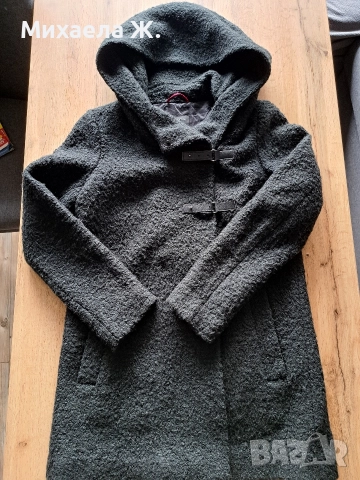 Comma, черно вълнено палто S , снимка 8 - Палта, манта - 52591838