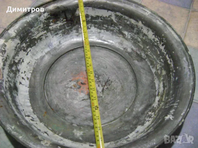 Старинен леген от мед 1938г, снимка 2 - Антикварни и старинни предмети - 47581556