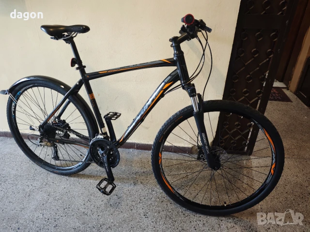 Велосипед Sprint SINTERO PLUS MAN 28x53cm, BLACK, снимка 5 - Велосипеди - 50653891