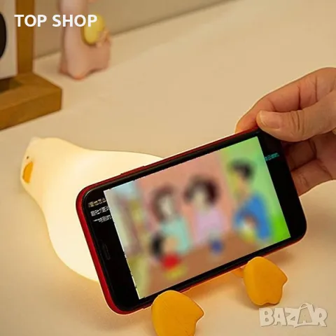 Силиконова акумулаторна LED лампа ПАТЕ, снимка 2 - Лампи за стена - 48540518