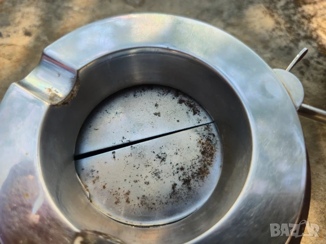 Марков Метален Пепелник , снимка 4 - Антикварни и старинни предмети - 51357799